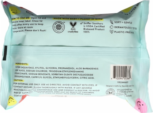 The Honest Company Nose + Face Wipes Perspective: bottom