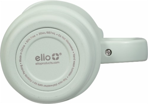 Ello® Pop & Fill 30oz Stainless Steel Water Bottle - Sage Perspective: bottom