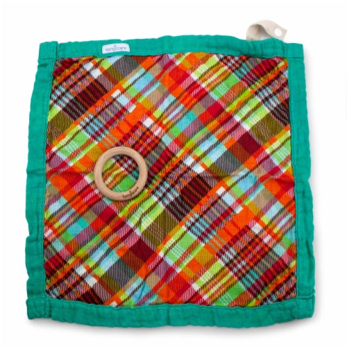 Kanga Care Reversible Teething Blanket Lovey - Quinn Perspective: bottom