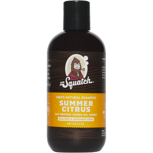 Dr. Squatch® Men's Summer Citrus Shampoo Perspective: bottom