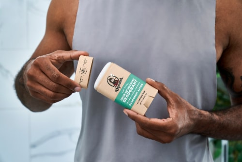 Dr. Squatch® Coconut Castaway Men's Natural Deodorant Perspective: bottom