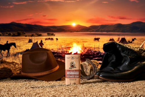 Dr. Squatch® Men's Natural Odor Squatching® Maverick Musk Deodorant Stick Perspective: bottom