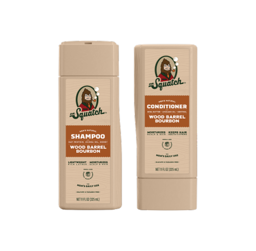 Dr. Squatch® Wood Barrel Bourbon Men's Natural Shampoo Perspective: bottom