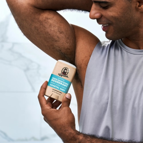 Dr. Squatch® Men's Natural Odor Squatching® Coastal Mist Stick Deoderant Perspective: bottom