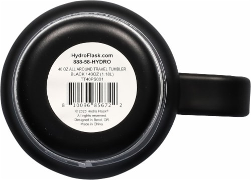 Hydro Flask® All Around™ Travel Tumbler - Black Perspective: bottom