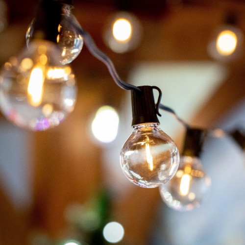 Novelty Lights 50 Feet G50 LED Hanging Patio Outdoor String Lights 100 Feet Fry s Food Stores