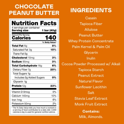 Magic Spoon® High-Protein Gluten-Free Chocolate Peanut Butter Cereal Treat Bars Perspective: bottom
