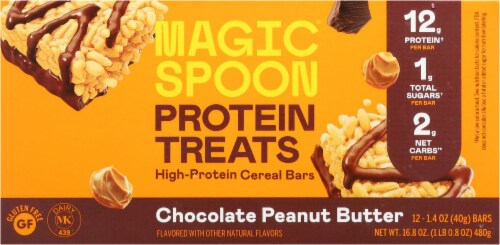 Magic Spoon® Treats Chocolate Peanut Butter Bar Treats Perspective: bottom