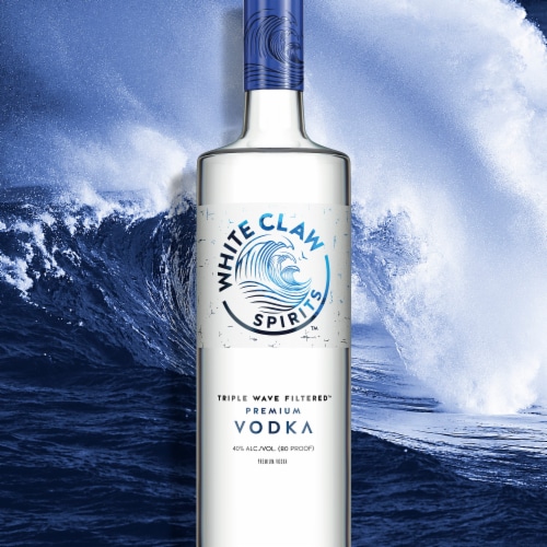 White Claw Spirits Premium Vodka Perspective: bottom