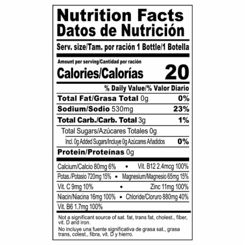 BODYARMOR® Flash I.V. Lemon Lime Zero Sugar Sports Drink Bottle Perspective: bottom
