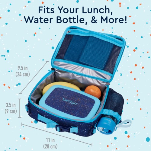 Bentgo Confetti Kids Lunch Bag Perspective: bottom