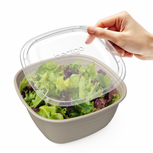 Bentgo® Prep One Compartment Meal Bowls With Lids - Champagne Perspective: bottom