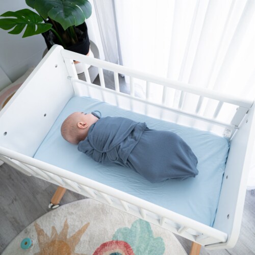 Swaddle Blanket Baby Girl Boy Easy Adjustable 3Pack Infant (Large, Stone, Nomadic Blue, Azul) Perspective: bottom