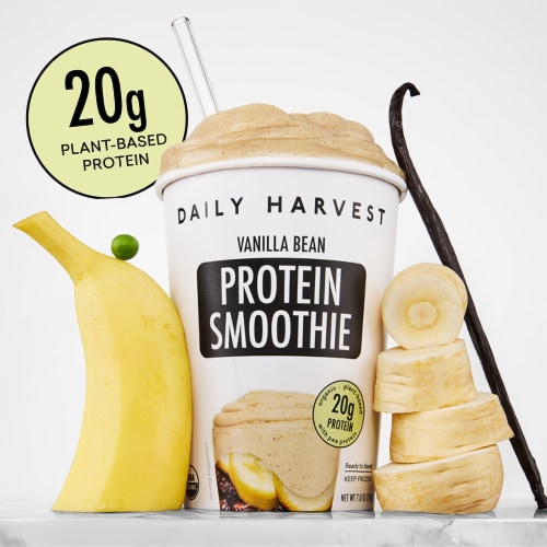 Daily Harvest Vanilla Bean Protein Smoothie Perspective: bottom