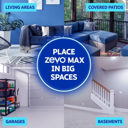 Zevo Max Flying Insect Trap, Fly Trap with 2 Refills Perspective: bottom