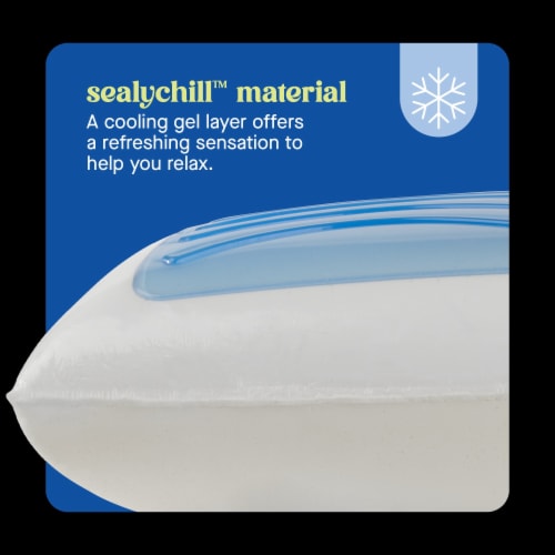 Sealy® Dreamlife Gel Bed Pillow Perspective: bottom
