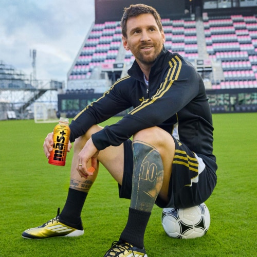 Messi™ Mas+ Orange D'or Positive Hydration Bottle Perspective: bottom