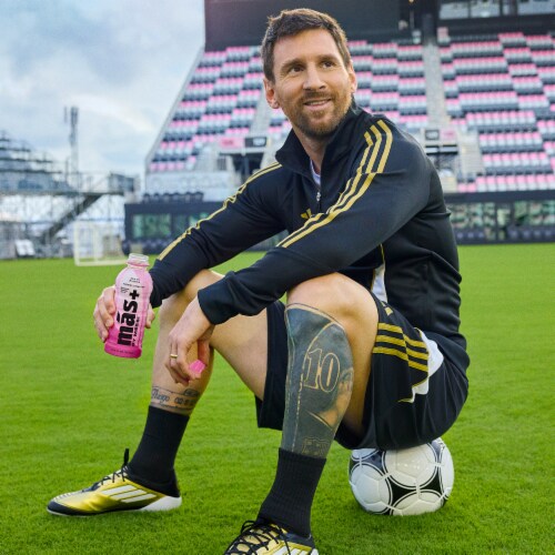 Messi™ Mas+ Miami Punch Positive Hydration Bottle Perspective: bottom