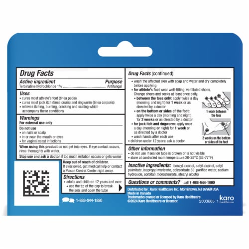 LamisilAT Prescription Strength Athletes Foot Antifungal Cream for Itch Relief Perspective: bottom