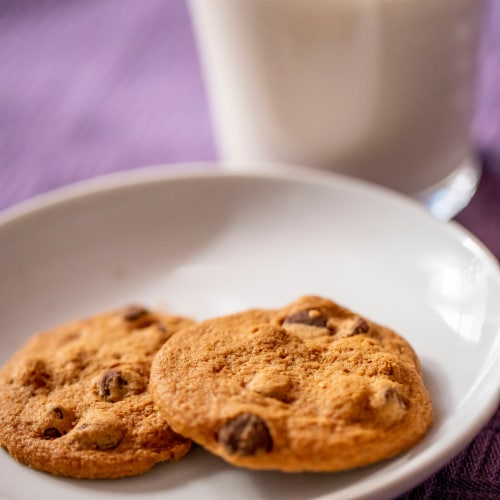 Tate's Bake Shop Chocolate Chip Cookies Perspective: bottom
