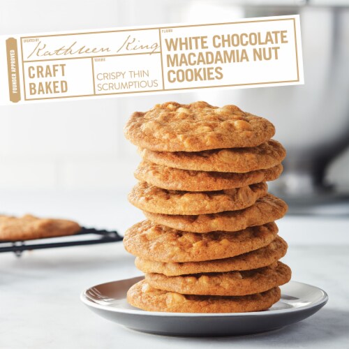 Tate's Bake Shop White Chocolate Macadamia Nut Cookies Perspective: bottom