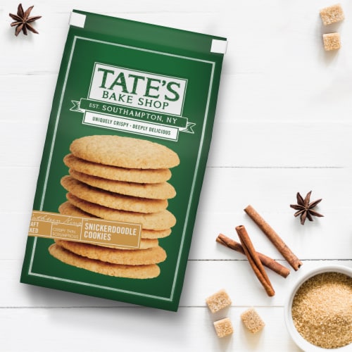 Tate's Bake Shop Snickerdoodle Cookies Perspective: bottom