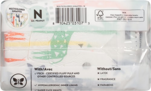 The Honest® Company Clean Conscious Diapers - Newborn (under 10 lbs) Perspective: bottom