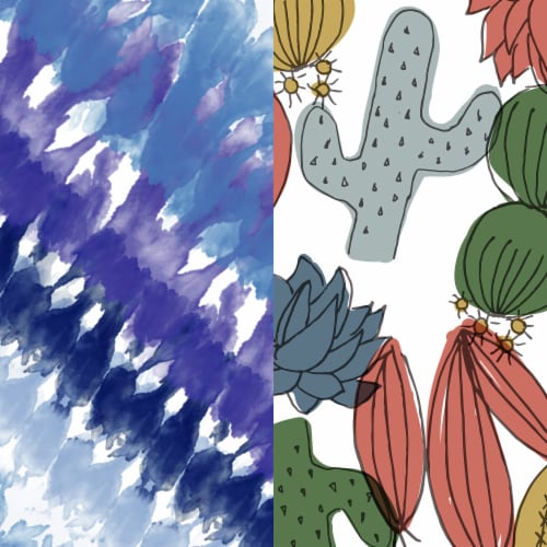 The Honest Company Clean Conscious Diapers Tie-Dye and Cactus Size 4 (22-37 lbs) Perspective: bottom