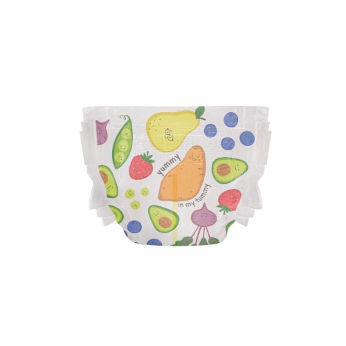 The Honest Co. So Delish and All The Letters Clean Conscious Diapers Perspective: bottom