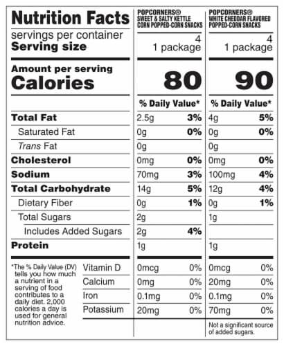 PopCorners® Popped Corn Chips Variety Pack Perspective: bottom