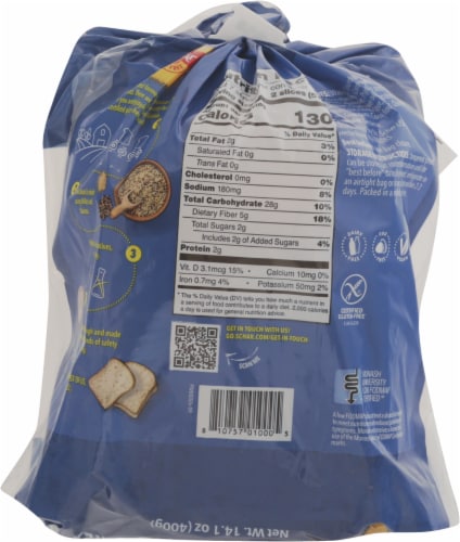Schar Gluten Free Artisan Style White Bread Perspective: bottom