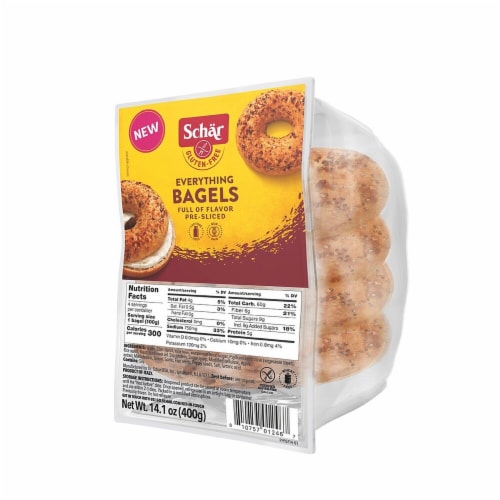Schar® Gluten-Free Everything Bagels Perspective: bottom