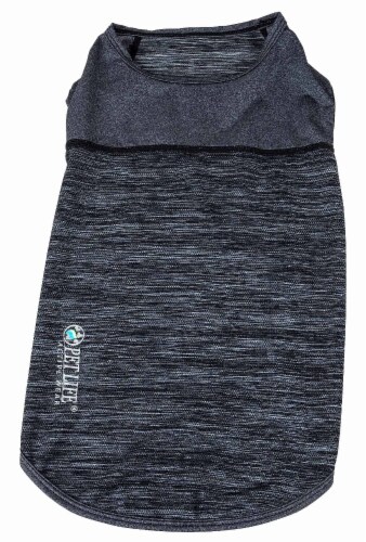 Pet Life Active Aero-Pawlse Heathered Quick-Dry Performance Dog Tank Top T-Shirt Perspective: bottom