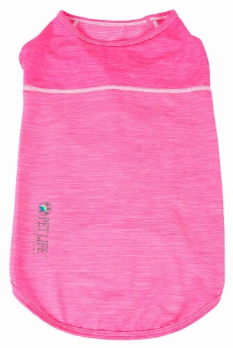 Pet Life Active Aero-Pawlse Heathered Quick-Dry Performance Dog Tank Top T-Shirt Perspective: bottom