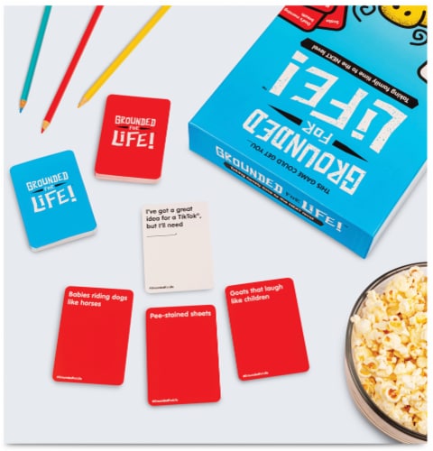 What Do You Meme?® Grounded For Life Party Game Perspective: bottom