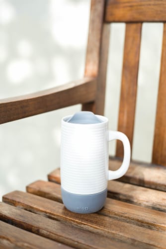 Ello Jane Ceramic Travel Mug - Gray Perspective: bottom