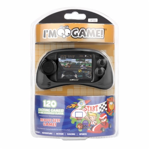 I'm Game GP120 Game Console with 120 16-Bit Built-in Games - Black Perspective: bottom