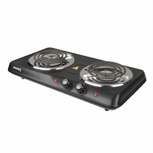 Courant 1700 Watts Electric Double Burner, Black : Target