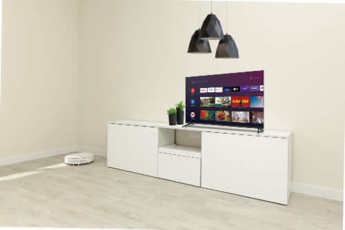 Impecca 55-Inch 4K SMART TV, Remote Control w/ Google Assistant Voice Recognition Perspective: bottom
