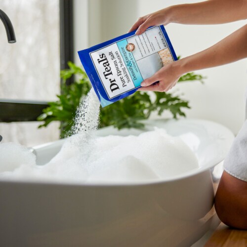 Dr Teal's® Detoxify & Energize Epsom Salt Magnesium Soak with Ginger & Clay Perspective: bottom
