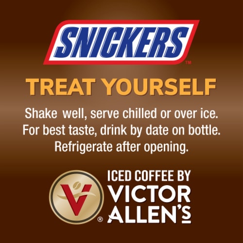 Victor Allen's Snickers™ Iced Coffee Bottle Perspective: bottom