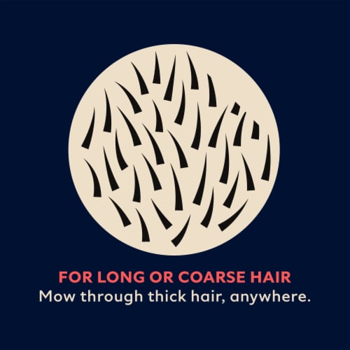Dollar Shave Club Men's Razor Four Blade Razor Blade Refill Perspective: bottom