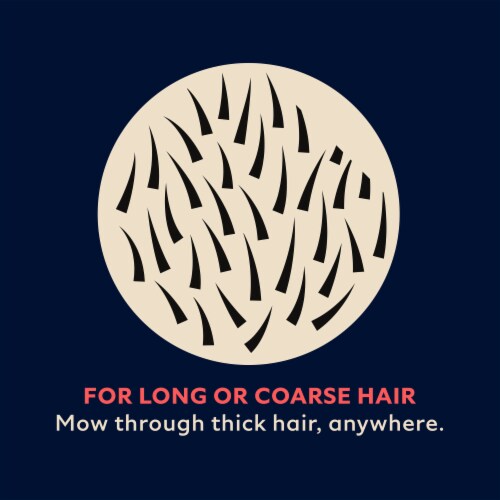Dollar Shave Club Men's Razor Four Blade Razor Blade Refill Perspective: bottom