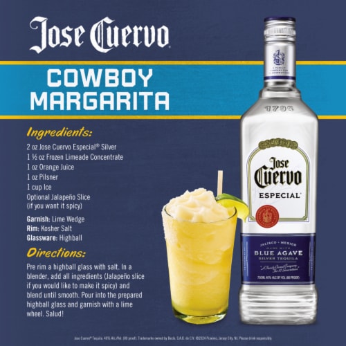 Jose Cuervo Especial Silver Tequila Perspective: bottom