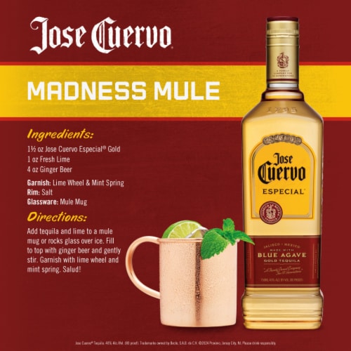 Jose Cuervo Especial® Gold Tequila Perspective: bottom