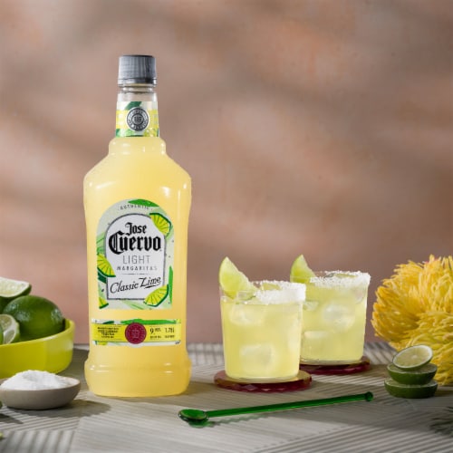 Jose Cuervo Authentic Margarita Classic Lime Light Prepared Cocktails Ready To Serve Perspective: bottom