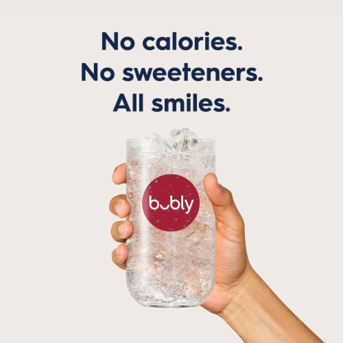 SodaStream® Bubly™ Drops Peach Bubly Flavor Essence Sparkling Water Perspective: bottom