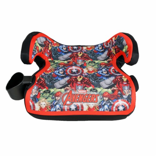 KidsEmbrace Marvel Avengers Backless Booster Car Seat for Kids 4 Years and Up Perspective: bottom