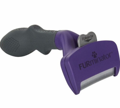 Furminator® Medium/Large Undercoat Deshedding Tool for Long Hair Cats Perspective: bottom