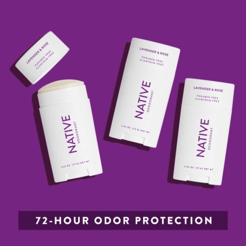 Native Lavender & Rose Deodorant Perspective: bottom